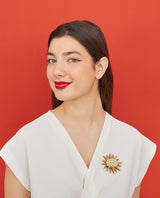 Helios and his Sunrays Brooch