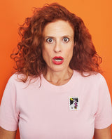 Hello From Frankenstein’s Village Stamp Brooch