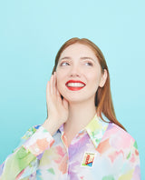 Hello From San Francisco Stamp Brooch