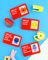 Hello, I’m Mr or Little Miss… Custom Message Brooch -Custom-