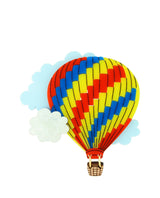Hello from My Hot Air Balloon Brooch