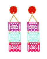 Hermoso Papel Picado Earrings