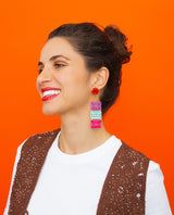 Hermoso Papel Picado Earrings