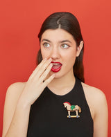 Hiding in the Trojan Horse Brooch -Interactive-