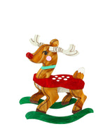 Holiday Hoof Rocker Brooch