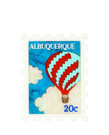 Hot Air Balloon Stamp Brooch