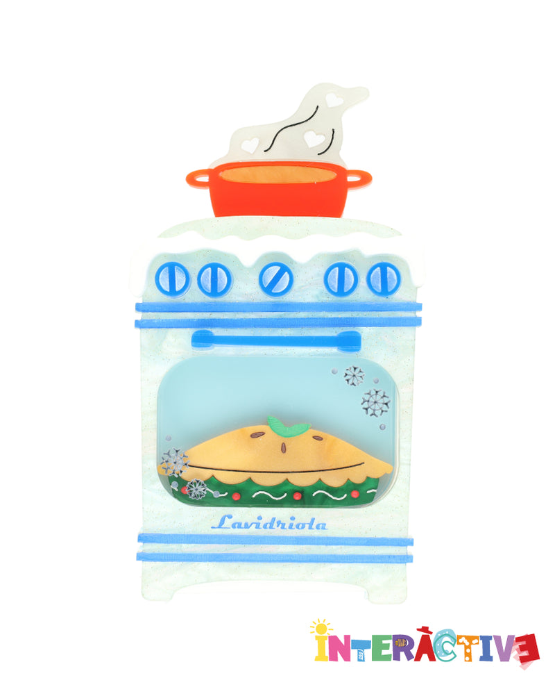 Icy Oven Brooch -Interactive-