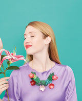 In The Tropical Leaves Necklace -Interactive-