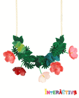 In The Tropical Leaves Necklace -Interactive-