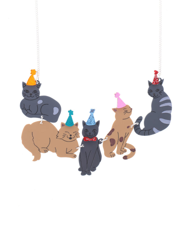 It’s A Cat’s and Dog’s Party! Necklace