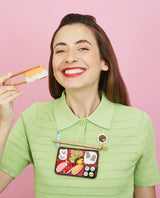 Kawaii Bento Box for Lunch Necklace