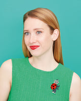 Kitty Ladybug Merlin Brooch