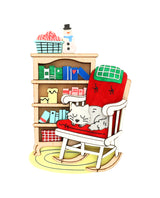 Kitty Rocking Chair Brooch