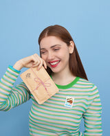 Kiwi in New Zealand Stamp Brooch