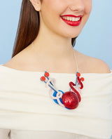 Knitting by the Fire Necklace