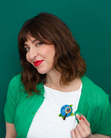 Ladybug in my Magnifying Glass Brooch