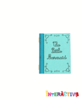 Let’s Read The Little Mermaid Book -Interactive- brooch