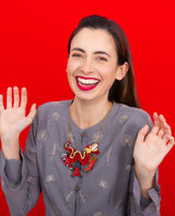 Let’s dance at the Wu Long parade! necklace