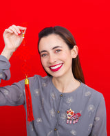 Lin the dancing lion brooch