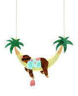 Little Sloth Snooze Necklace