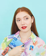 London City Life Stamp Brooch