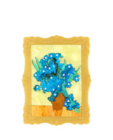 Lovely Van Gogh Irises Framed Brooch
