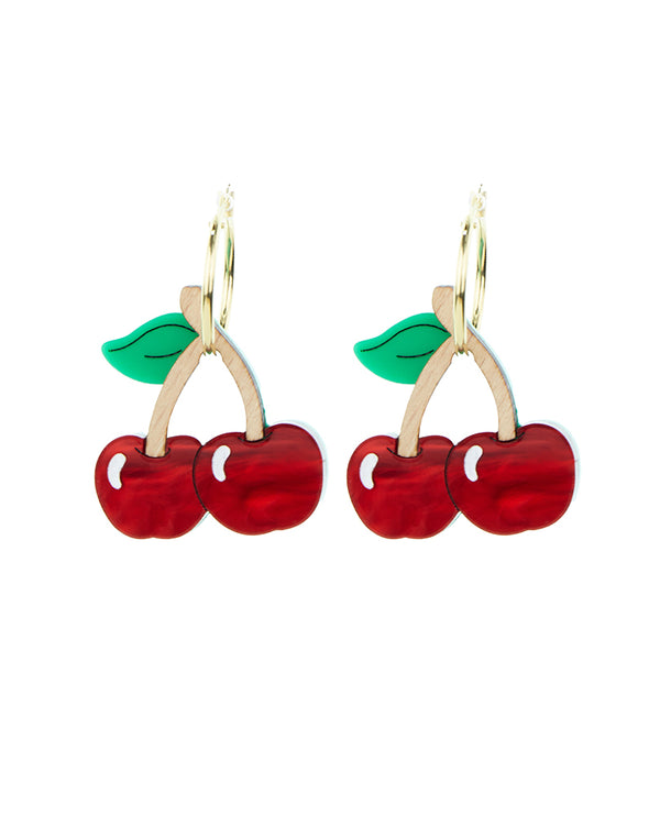 Lucky Cherry Earrings