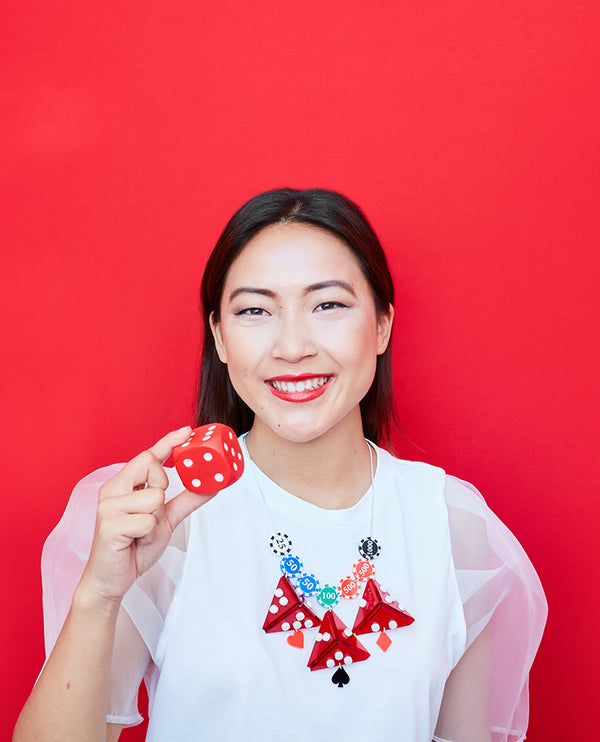 Lucky Dice Statement Necklace