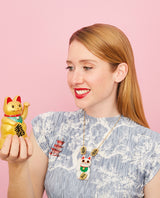 Lucky Maneki Neko Necklace