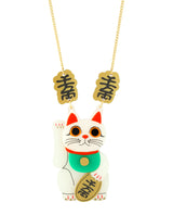 Lucky Maneki Neko Necklace