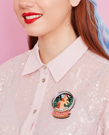 Magical Pony Snow Globe Brooch