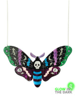Magical Moth Necklace -Glow In The Dark-