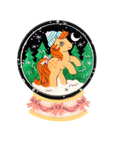 Magical Pony Snow Globe Brooch