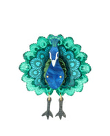 Majestic Peacock Statement Brooch