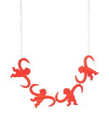Making My Barrel of Monkeys Chain Necklace