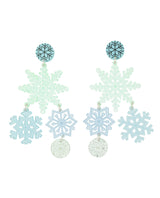 Many Frozen Snowflakes Earrings