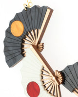 Many Japanese Sensu Fans Necklace