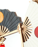 Many Japanese Sensu Fans Necklace