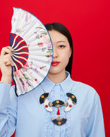 Many Japanese Sensu Fans Necklace