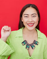 Many Many Galaxy Maneki Nekos Necklace