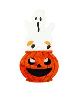 Many Faced Jack-O-Lantern Interactive Brooch