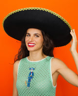 Mariachi Calavera Skeleton Necklace -Interactive-