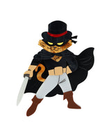 Mark of Kitty Zorro Brooch