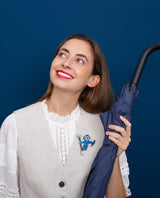 Meowin’ in the Rain Brooch