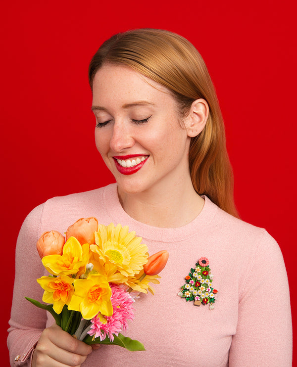 Merry Bloomas Brooch
