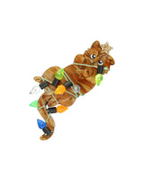 Messy Whiskers Brooch