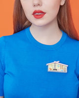 Mid Century House Brooch