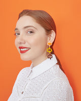 Mid Century Pattern Earrings