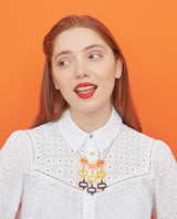 Mid Century Pattern Necklace