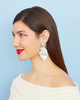 Momma Polar Bear Loves Her Cub Earrings